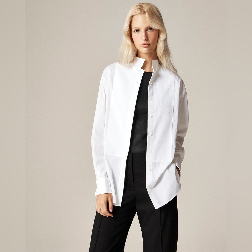 NWT Alex Eagle x J.Crew Tuxedo Shirt